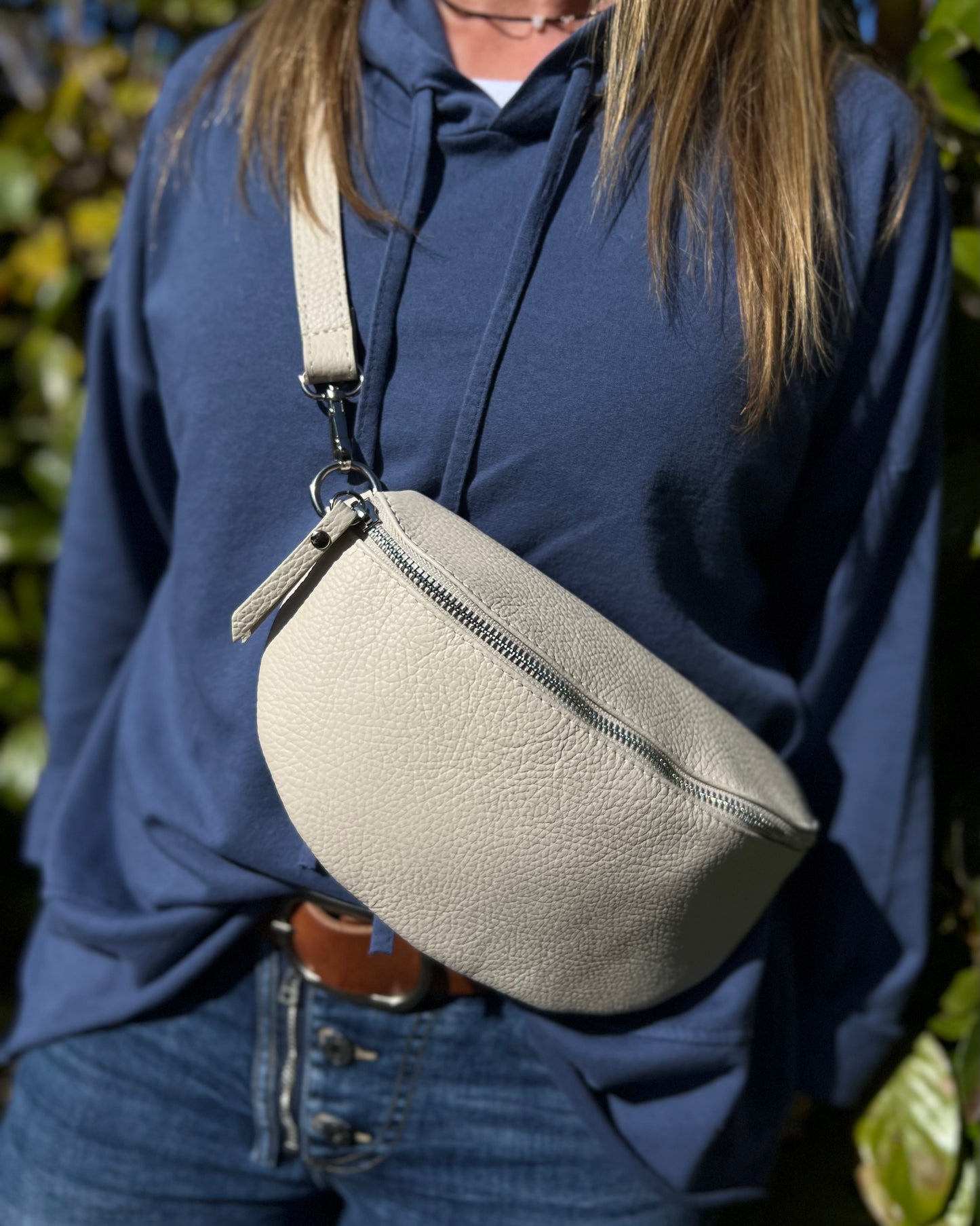 Bolso riñonera medium crudo
