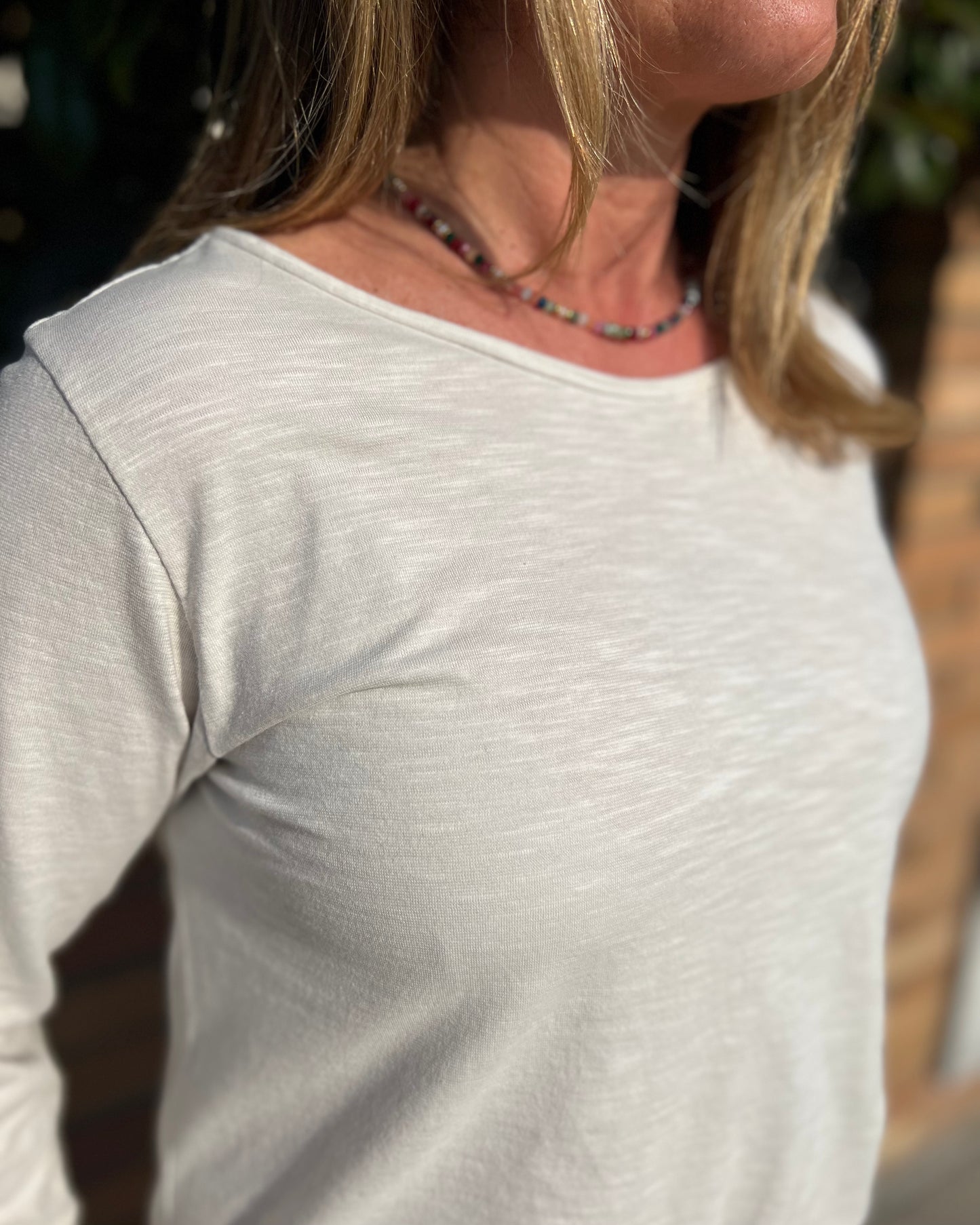 Básica manga larga blanco