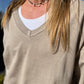 Sudadera pico beige