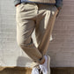 Pantalón chino de chandal beige