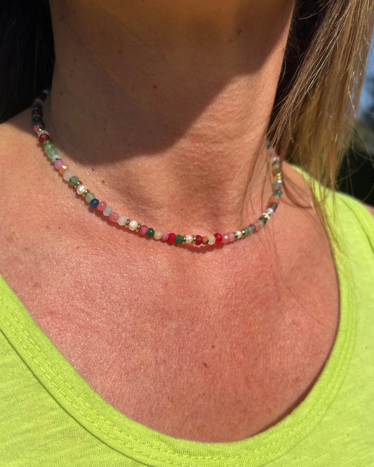 Collar mini multicolor