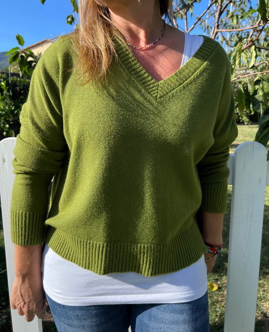 Jersey aperturas pico verde