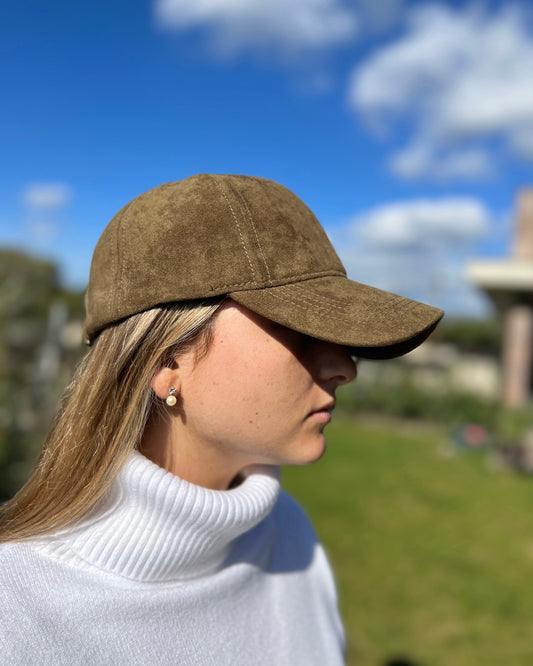 Gorra efecto ante kaki