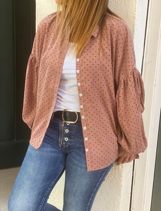 Camisa estrellas rosa