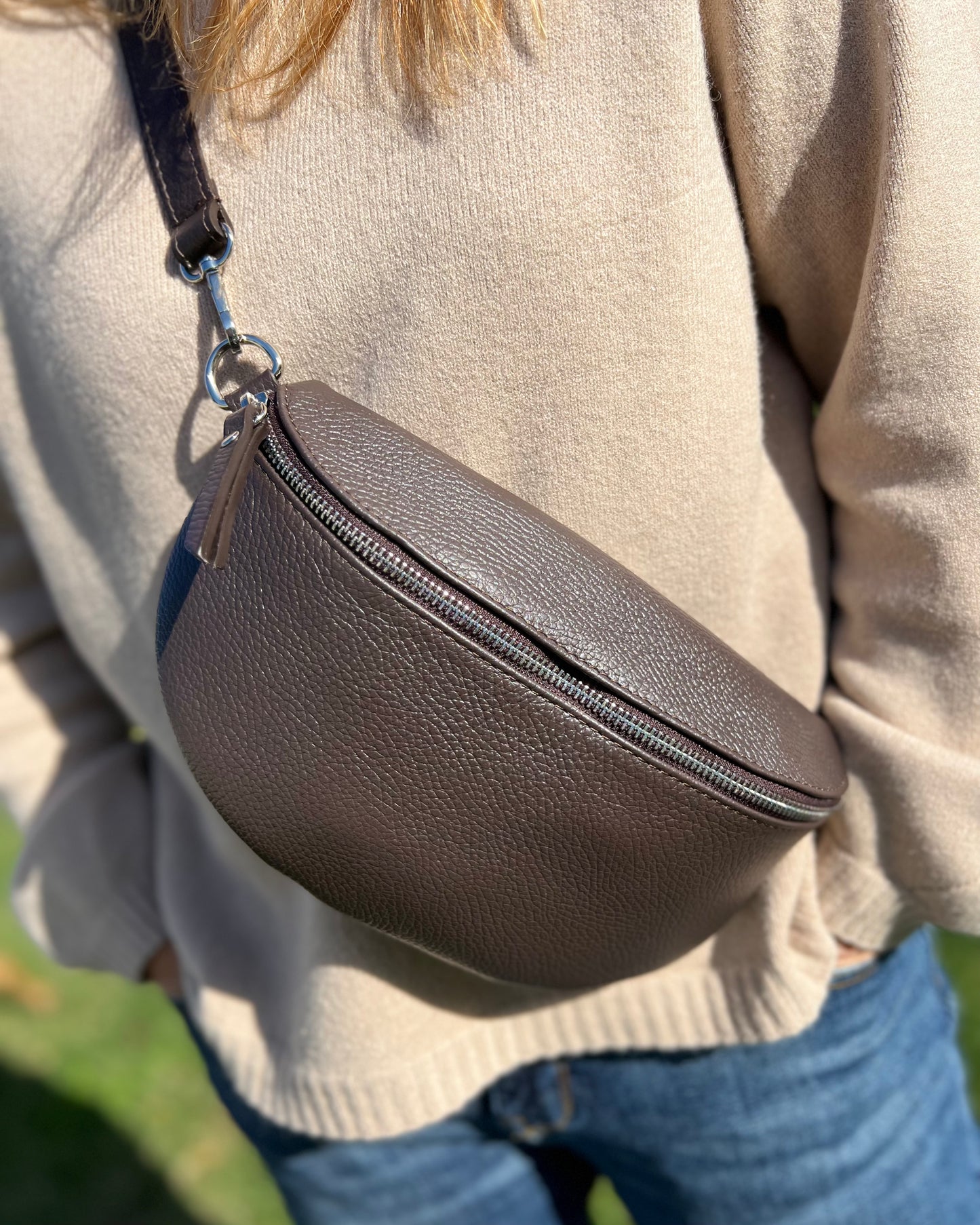 Bolso riñonera medium marrón