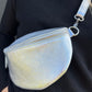 Bolso riñonera medium plata