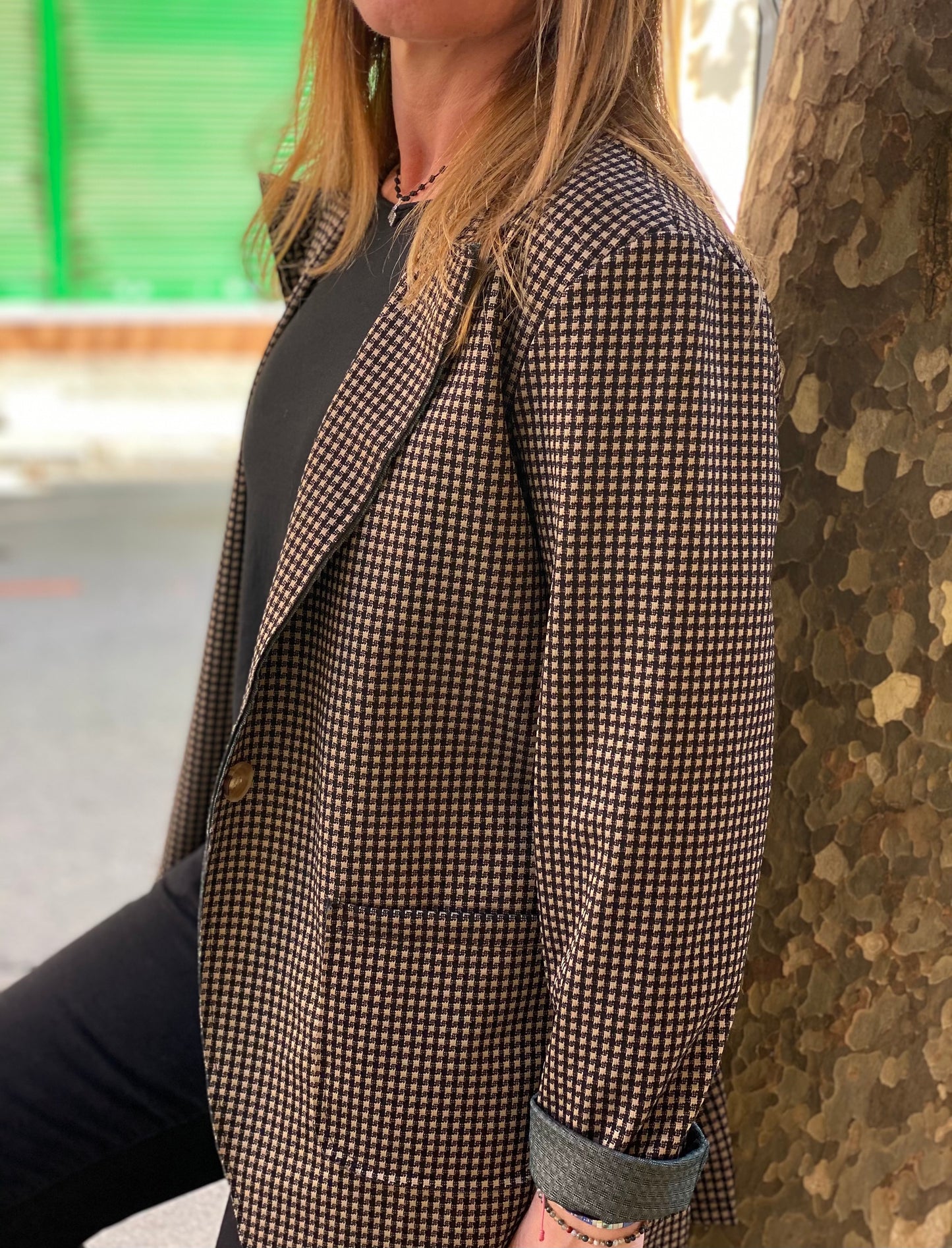 Blazer cuadraditos
