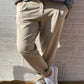 Pantalón chino de chandal beige
