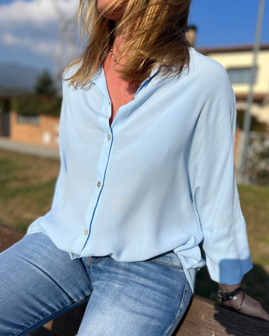 Blusas con manga tres cuartos best sale